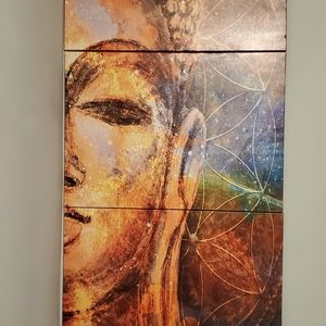 Buddha Half Face Canvas